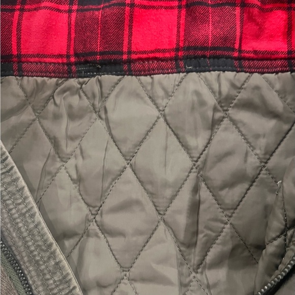 Men’s L.O.G.G. H&M Military Green Field Unisex Jacket w Hood - Picture 12 of 13